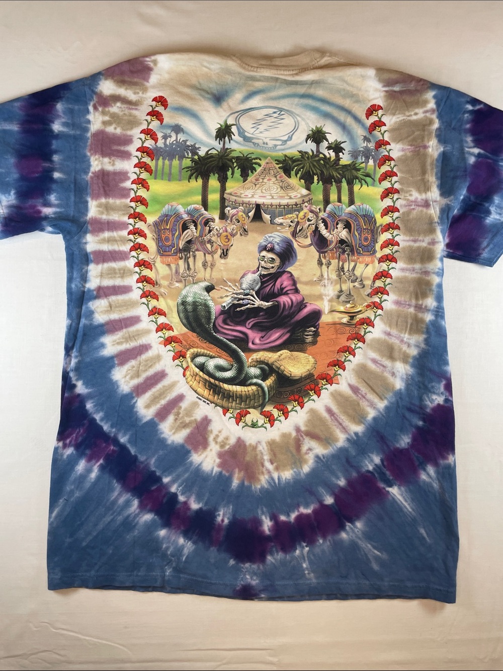 Vintage 2001 Liquid Blue Grateful Dead Large Y2K like new! Authentic - Picture 8 of 13